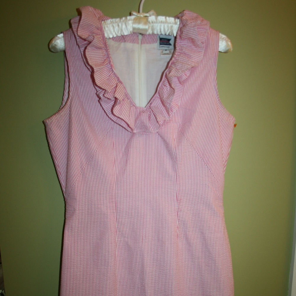 JUST MADRAS PREPPY STRIPED SHIFT DRESS LILLY LIKE
